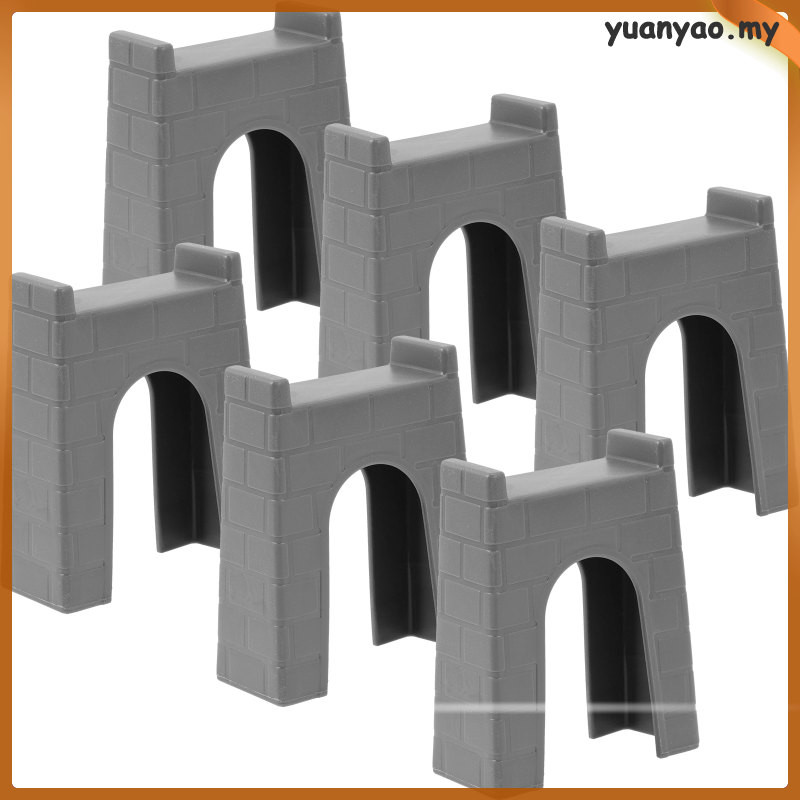 Train Kids Toys Pier Bridge Stack Accessories Track Risers Scale ...