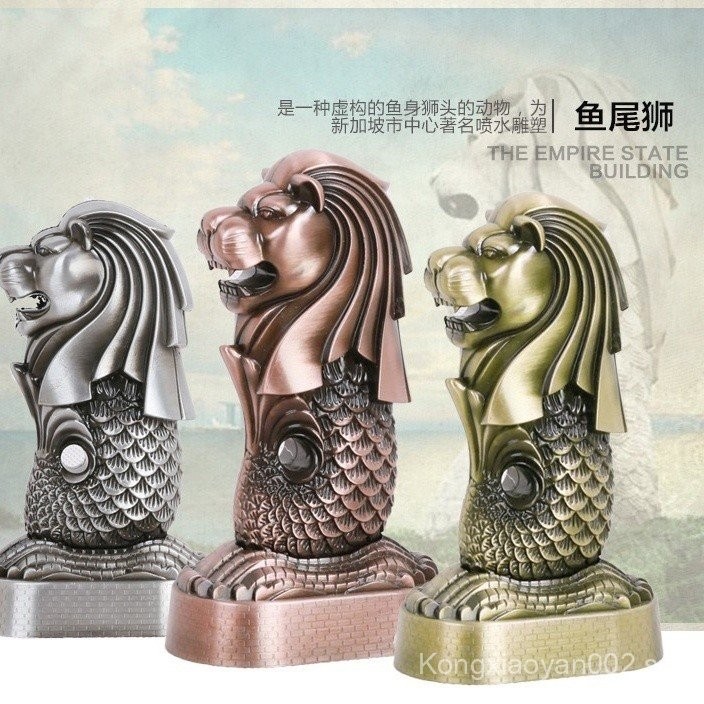 Merlion Model Ornaments Creative Southeast Asia Singapore Tourist ...