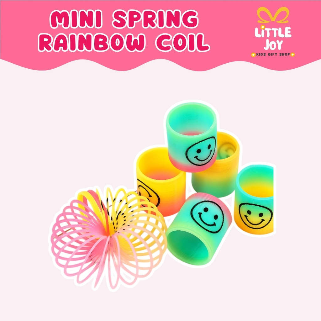 [SG Seller] Mini Spring Rainbow Coil Birthday Party Gift Children Day ...