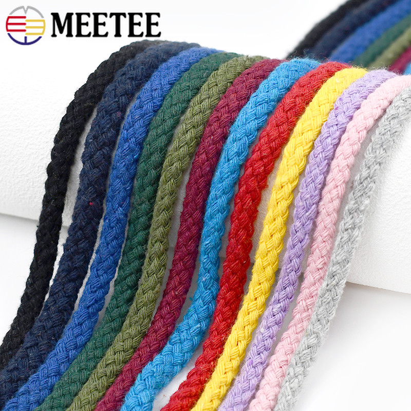 5/10/20Meters 5mm Cotton Cords Twisted Rope Woven String for Home ...