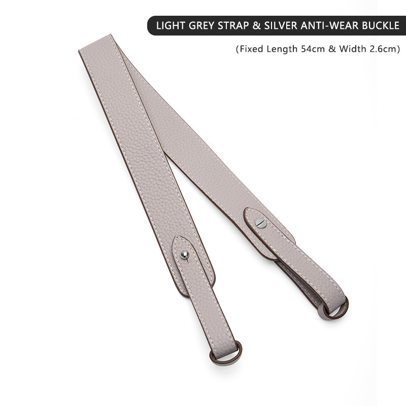 CRAZYSMITH Genuine Leather Bag Strap Fits for Hermes Evelyne Bag