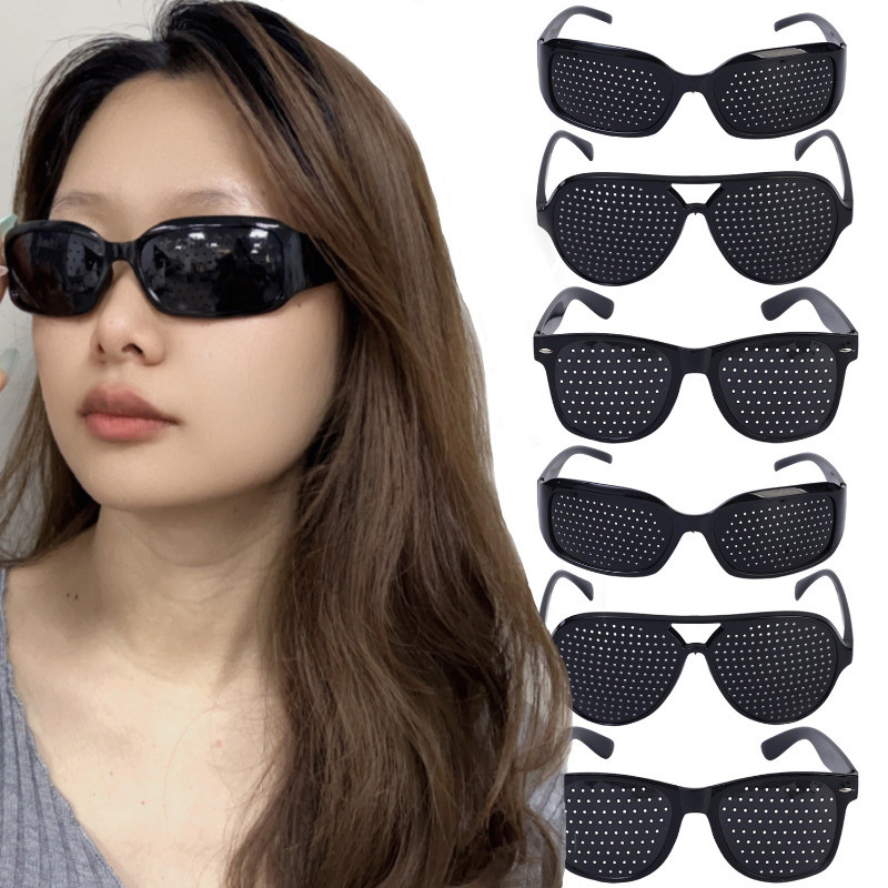 1/2/3Pcs Unisex Vision Correction Pinhole Glasses - Screen Eye ...