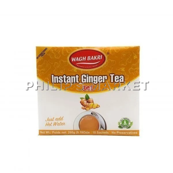 Wagh Bakri Instant Ginger Tea 10 sachets 260g | Shopee Singapore