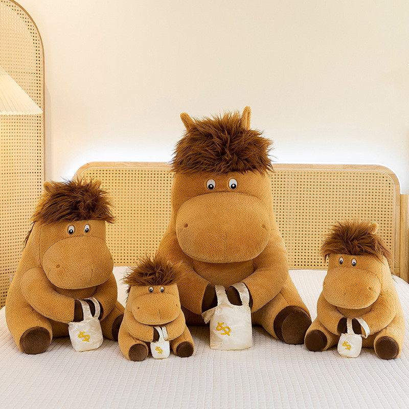 TRI Pretty Cool Hairstyle Pony Teddy Bear, soft and lovely, High ...