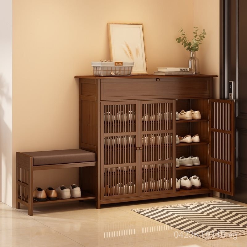 Entrance Integrated Indoor New Chinese Style Home Drawer Storage ...
