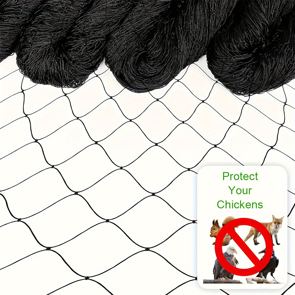 Nylon Bird Netting Mesh Hawk Netting 25 X 50 FT Chicken Coop Netting ...