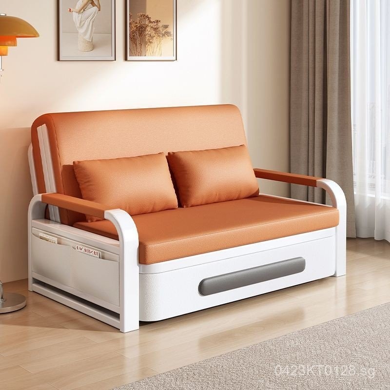 New Dual-Use Simple Tech Fabric Extendable Bed Multifunctional Single ...