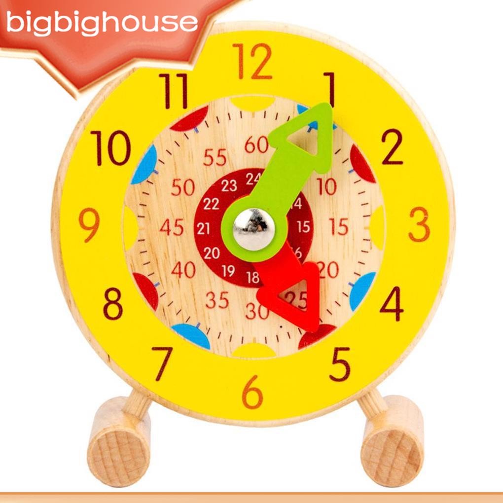 Wood Clock Toy Education Activity School Kindergarten Nursery Parent ...