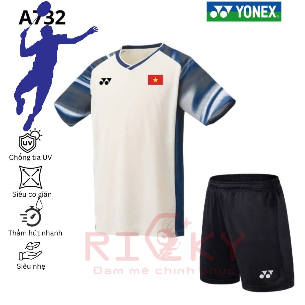 Yonex A732 Badminton Clothing Set Vietnamese Pair Professional ...
