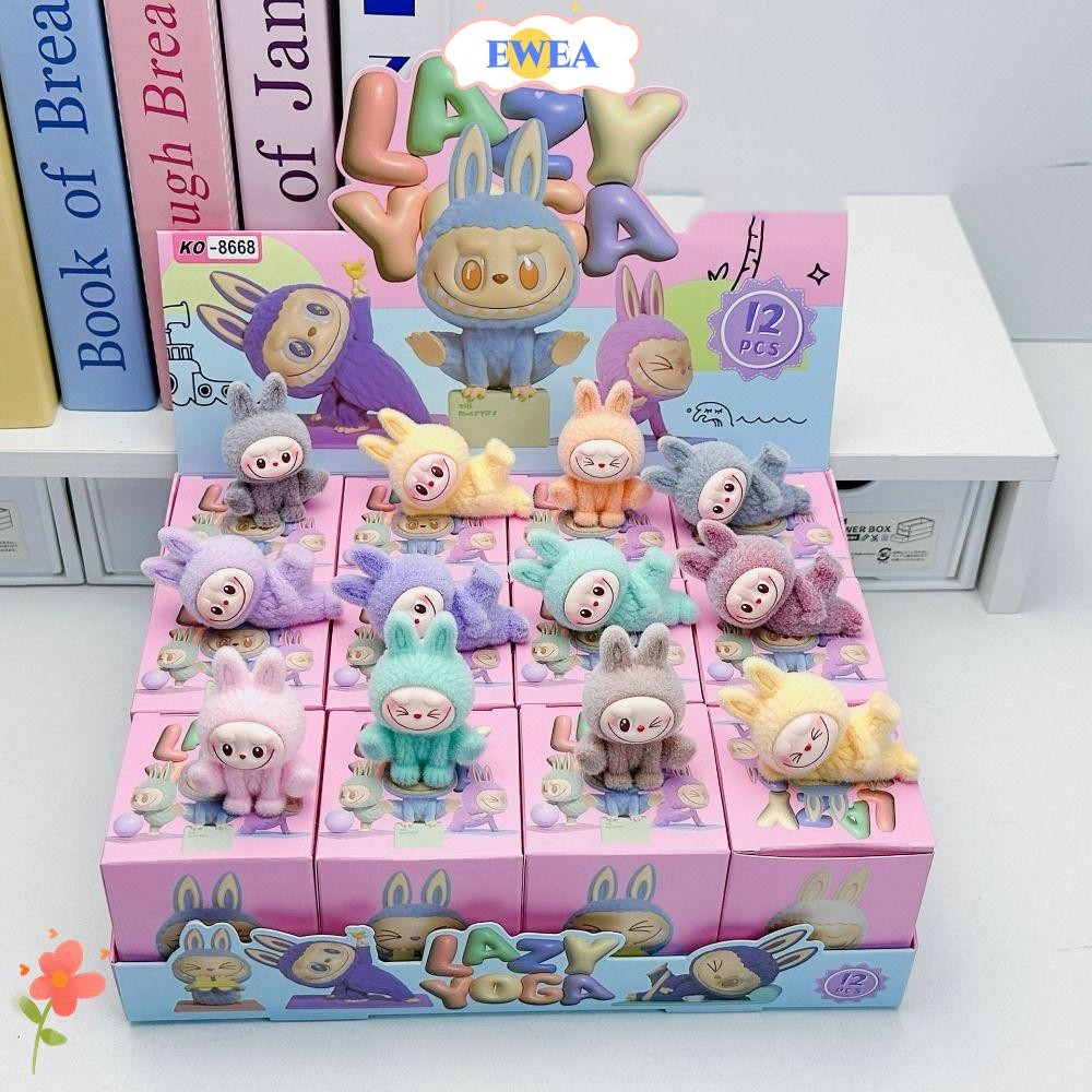 EWEA 12Pcs/Box Labubu Box, Cartoon POP MART Mini Ornaments, Cute ...