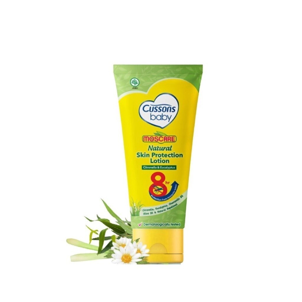 Cussons Baby Lotion Moscare Skin Protection - Losion Bayi Anti Nyamuk / Merah jingga Official - Gambar 2