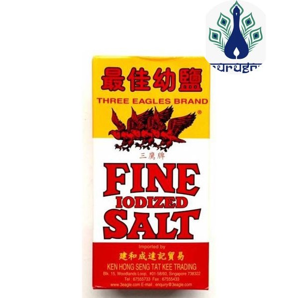 Three Eagles Fine Iodized Salt 500g | Shopee Singapore