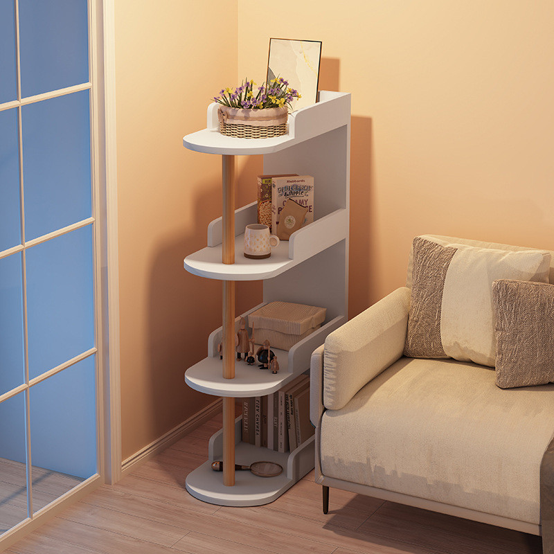 Living Room Sofa Side Table Bedroom Storage Rack Floor Standing ...
