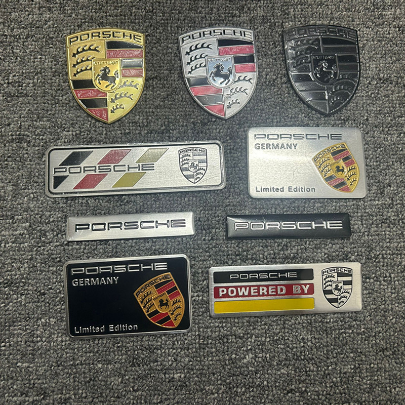 HIBEYO Cover Per Chiave Porsche In Silicone TPU | Guscio Protettivo Con Portachiavi E Linea Dorata, Adatto A 911 Boxster Cayman Macan Panamera, Colore Blu - 4