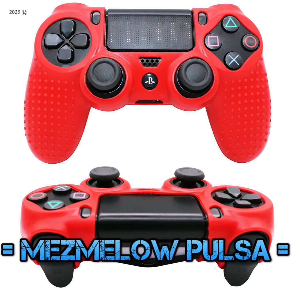 Caseng Case Stik Cover Stik PS4 Silikon Dots Anti Selip / Softcase Stik PS4 - Gambar 3