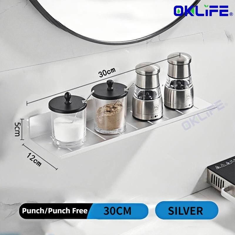 Wall-Mounted Faucet Cosmetic Storage Rack Mirror Front Shelf Punch-Free Bathroom Accessories view 10