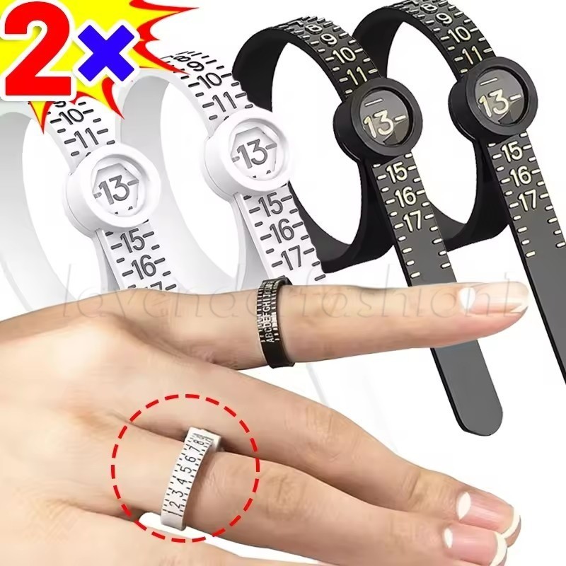 Ring Size Measurer with Magnifier - Practical Finger Coil Measuring ...