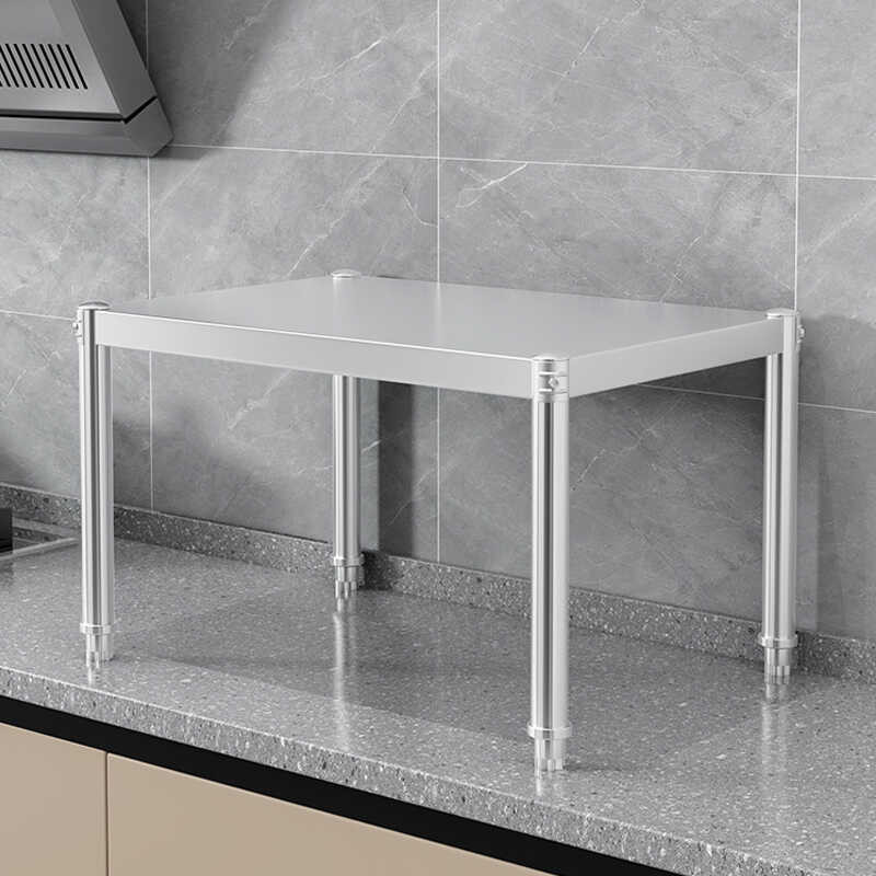 [48H Shipping] Kitchen Stainless Steel Color Storage Rack Countertop ...