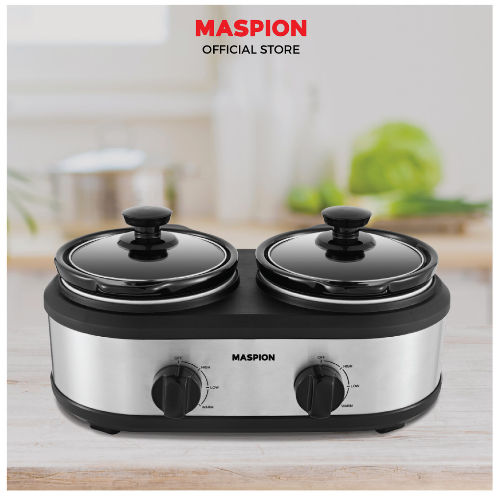 Maspion Slow Cooker Magic Cooker Double Tube 1.2 Liter MSC-2215 - Gambar 2