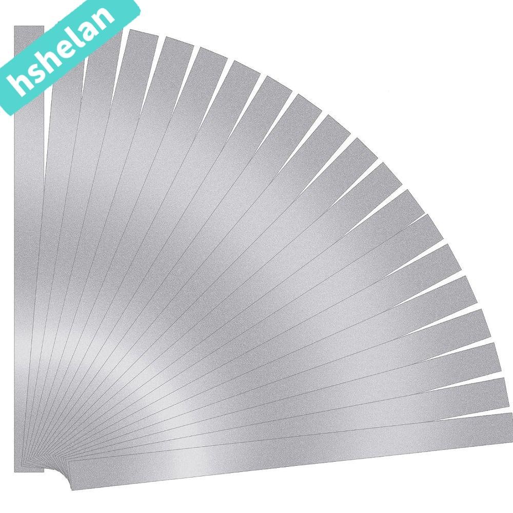 HSHELANXB 20Pcs Reflective Tape, Non-Contact Reflective Stickers ...