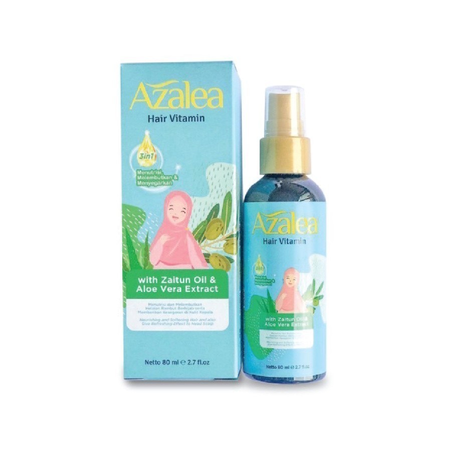 Azalea Hair Vitamin 80ml - Vitamin Rambut - Hair Treatment / Merah Jingga Official - Gambar 3