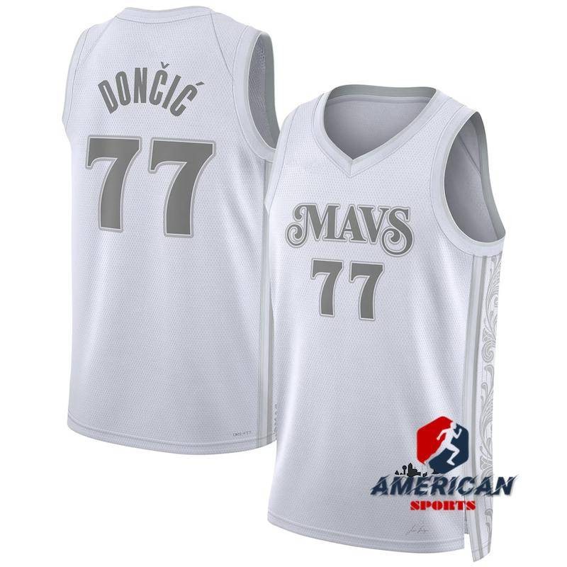 Nike Men's NBA Mavericks 23/24 City Edition Jersey 'Doncic' #77 Jerseys