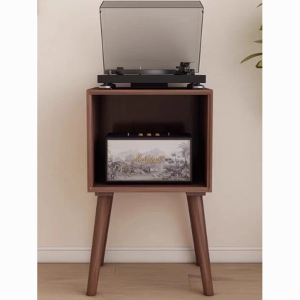 Solid Wood Gramophone Record Cabinet CD Record Storage Rack Living Room ...