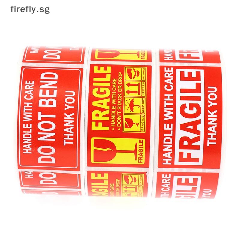 [Firefly] 250pcs/Roll Fragile Stickers Handle with Care Thank You ...