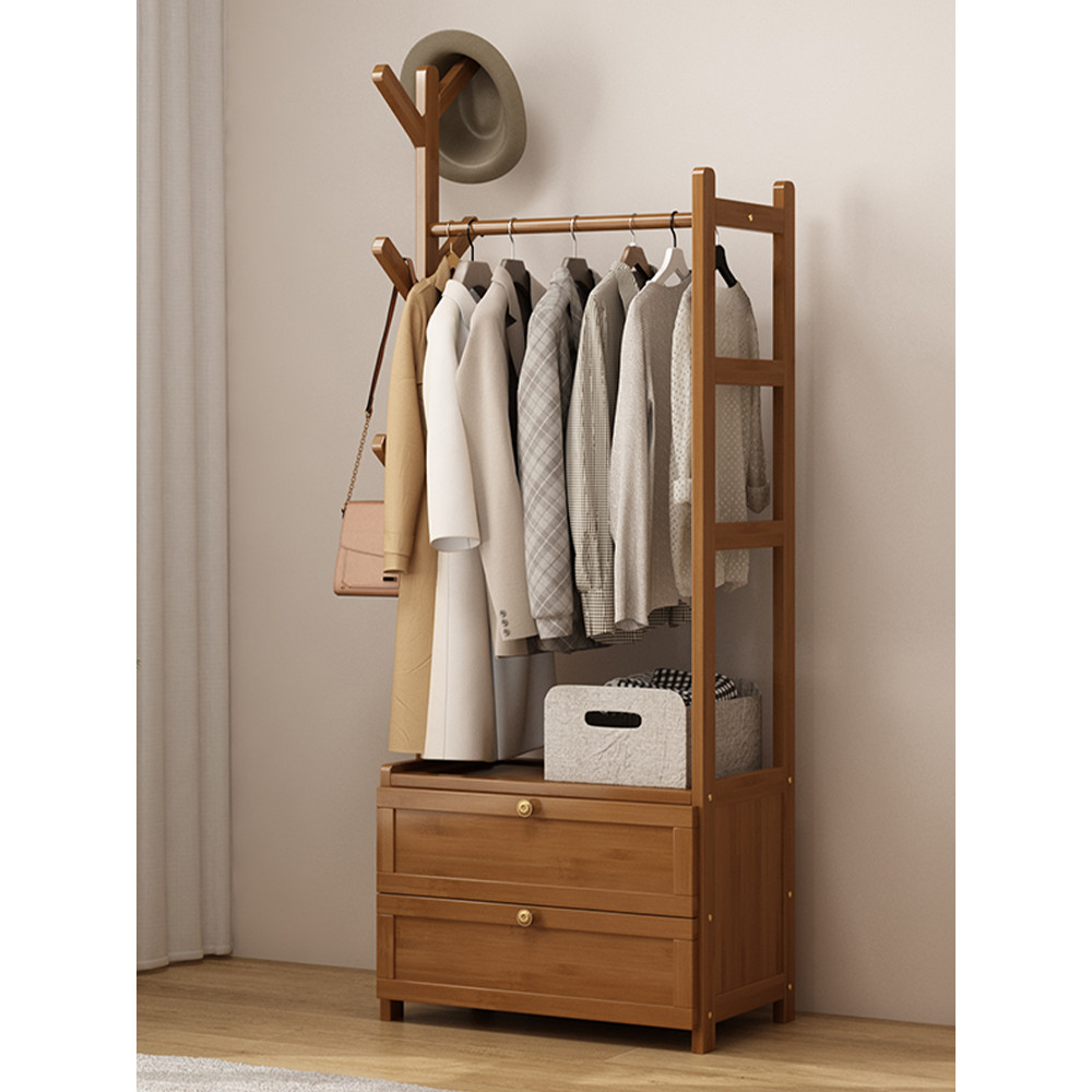 [48H Shipping] Clothes Rack Bedroom Floor Home Locker Coat Rack Indoor ...