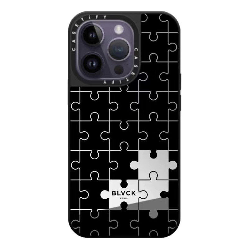 CASETiFY Joint Name BLVCK Mirror Puzzle iPhone14ProMax Phone