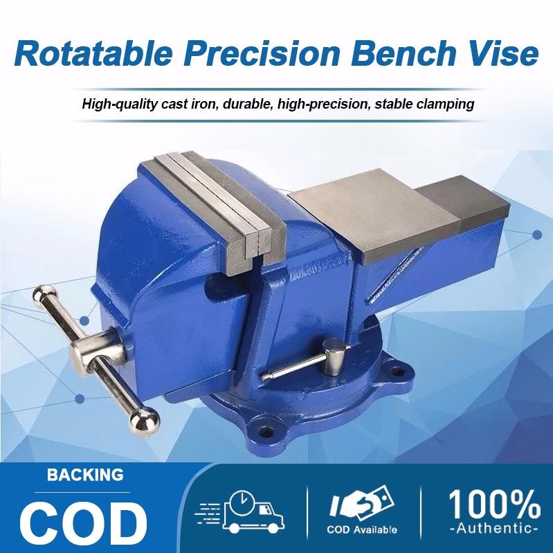 [Ready Stock] 6 Inch Swivel Base Bench Vice Heavy Duty Clamp Width ...