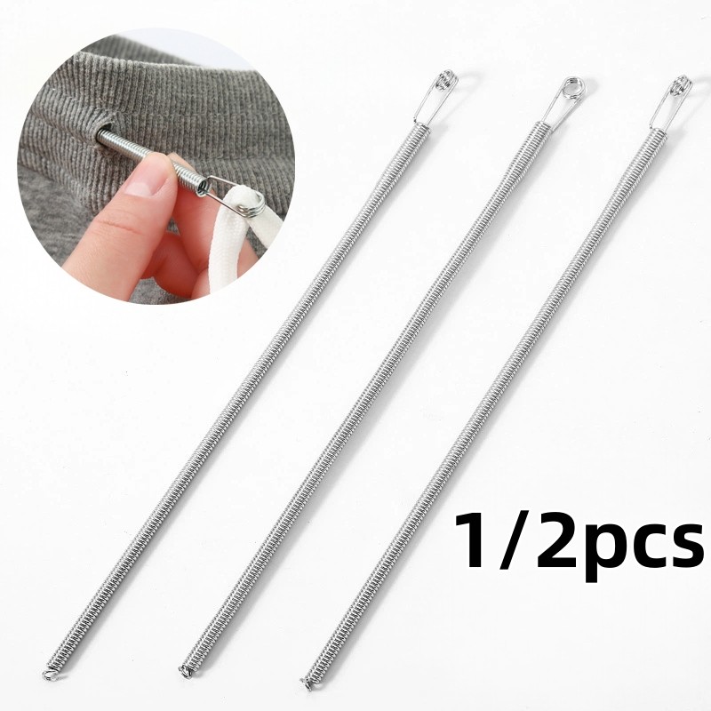 1/2PCS Bendable Spring Drawstring Needle Threader Multipurpose Quick ...