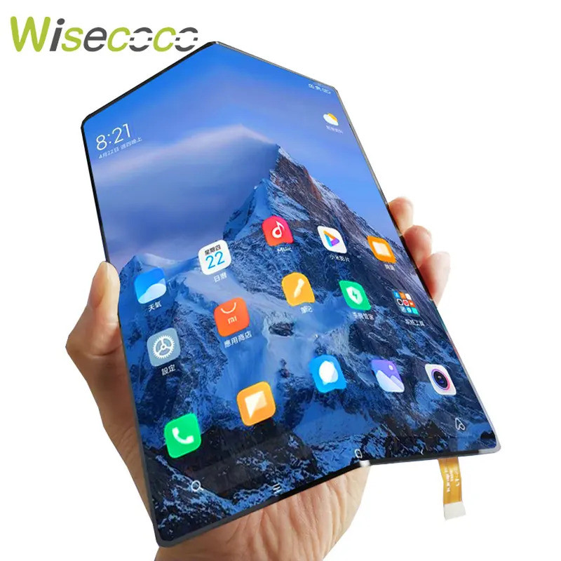 8 Inch Flexible OLED Display Bendable IPS AMOLED Foldable 2K Screen ...