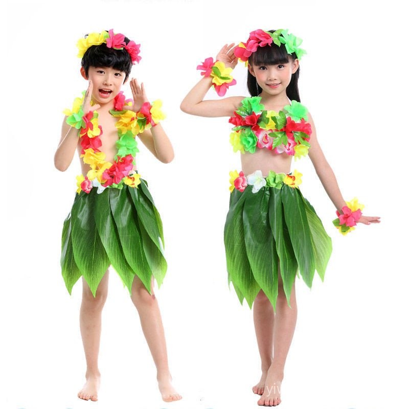 Old Tiralahilacha Kids Evase Dress Seaweed Mustard main image 1