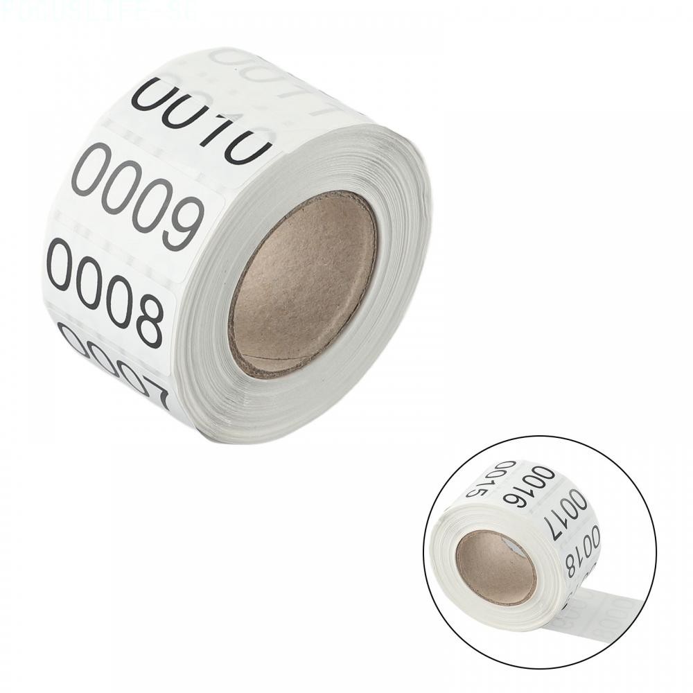 Roll of Numbered Labels for Practical Inventory Management and Storage ...
