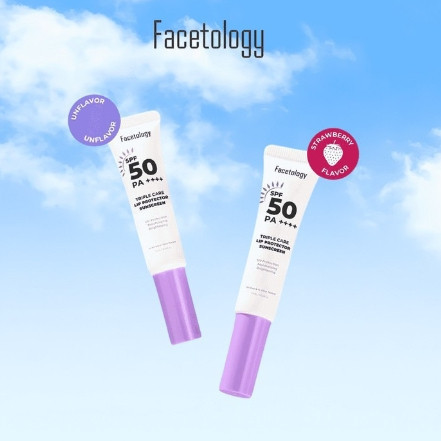 Facetology Series / Facetology Sunscreen Micellar Water FaceCleanser Lip / Merah Jingga Official - Gambar 4