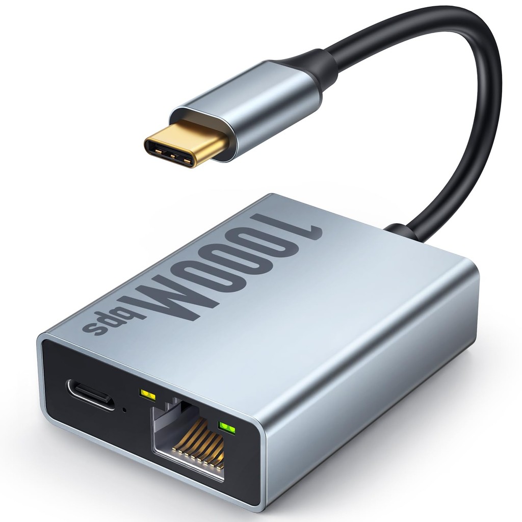 USB Type C to RJ45 Gigabit Ethernet Network Adapter for Chromecast ...