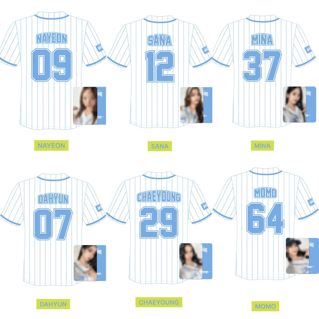 ⚾️ TWICE Baseball JERSEY- 9th Anniversary HOME 9ROUND T Shirt