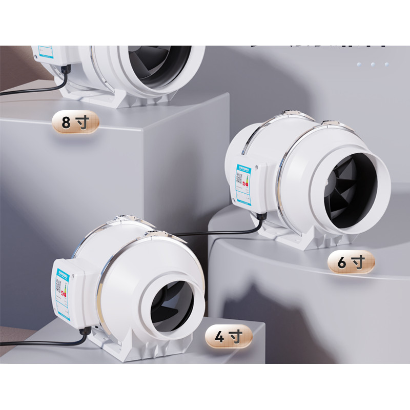 Static diagonal flow duct fan circular fan duct ventilation fan ...