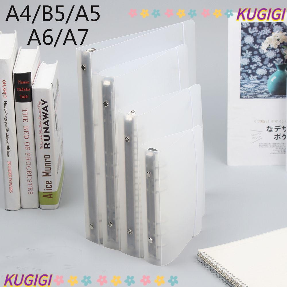 KUGIGI A4/B5/A5/A6/A7 File Folder Vintage Office Supplies Plastic Shell ...