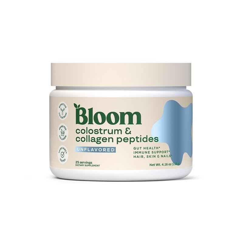 Bloom Nutrition Colostrum & Collagen Peptides – Grass-Fed Protein ...