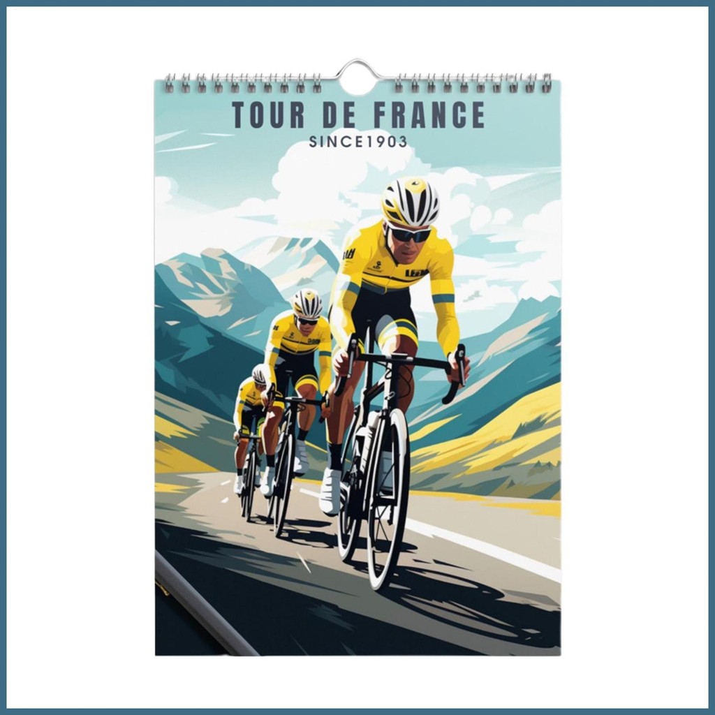 2025 Calendar Cycling Race Monthly Calendar 12 Month 2025 Cycling Wall ...