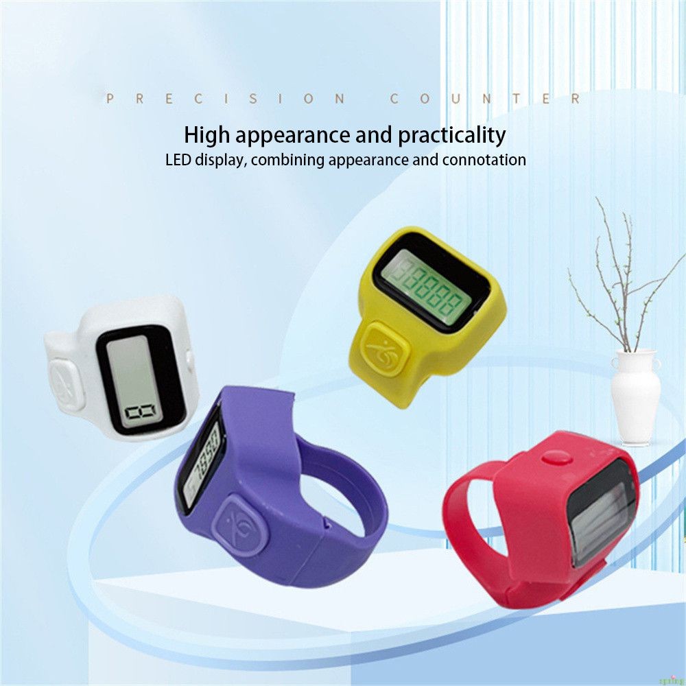 Handheld Electronic Counter Finger Rings Led Display Electronic Finger ...