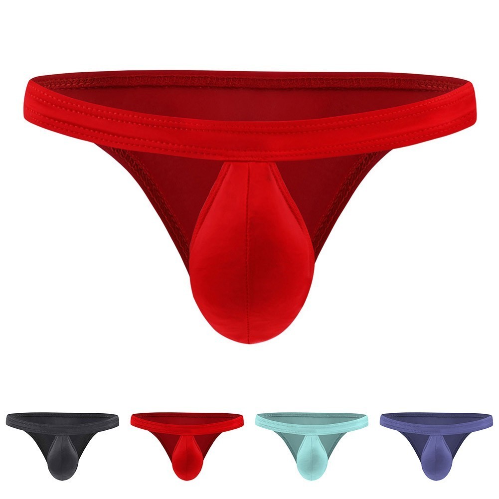 [stock] Men Enhance Pouch Thong Bikini G-String Minikini Tangas Posing ...