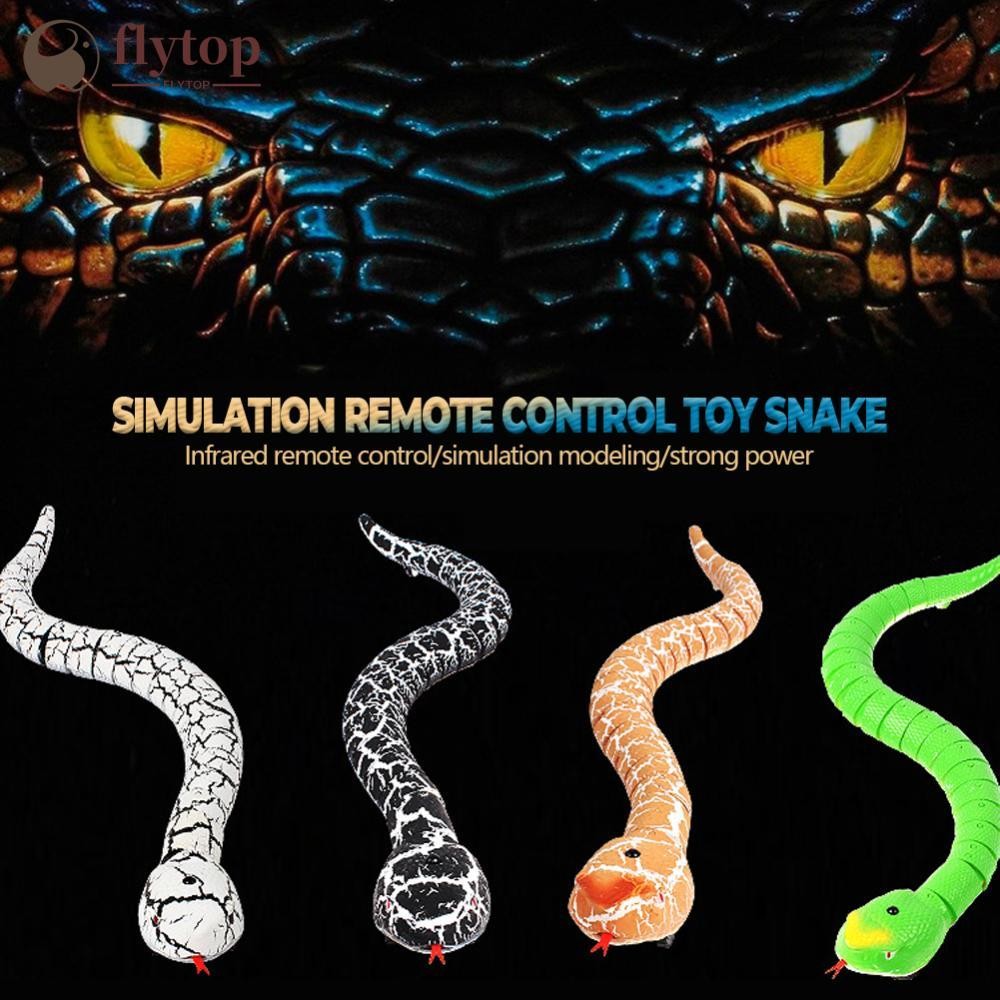 FLYTOP Lifelike Realistic Remote Control Snake Trick Toy Long Range ...
