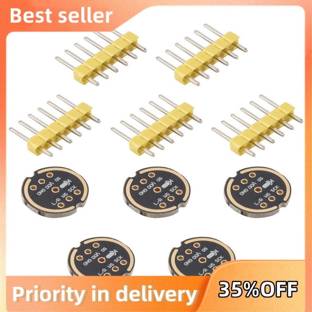 5Pcs INMP441 Omnidirectional Microphone Module MEMS High Precision Low ...