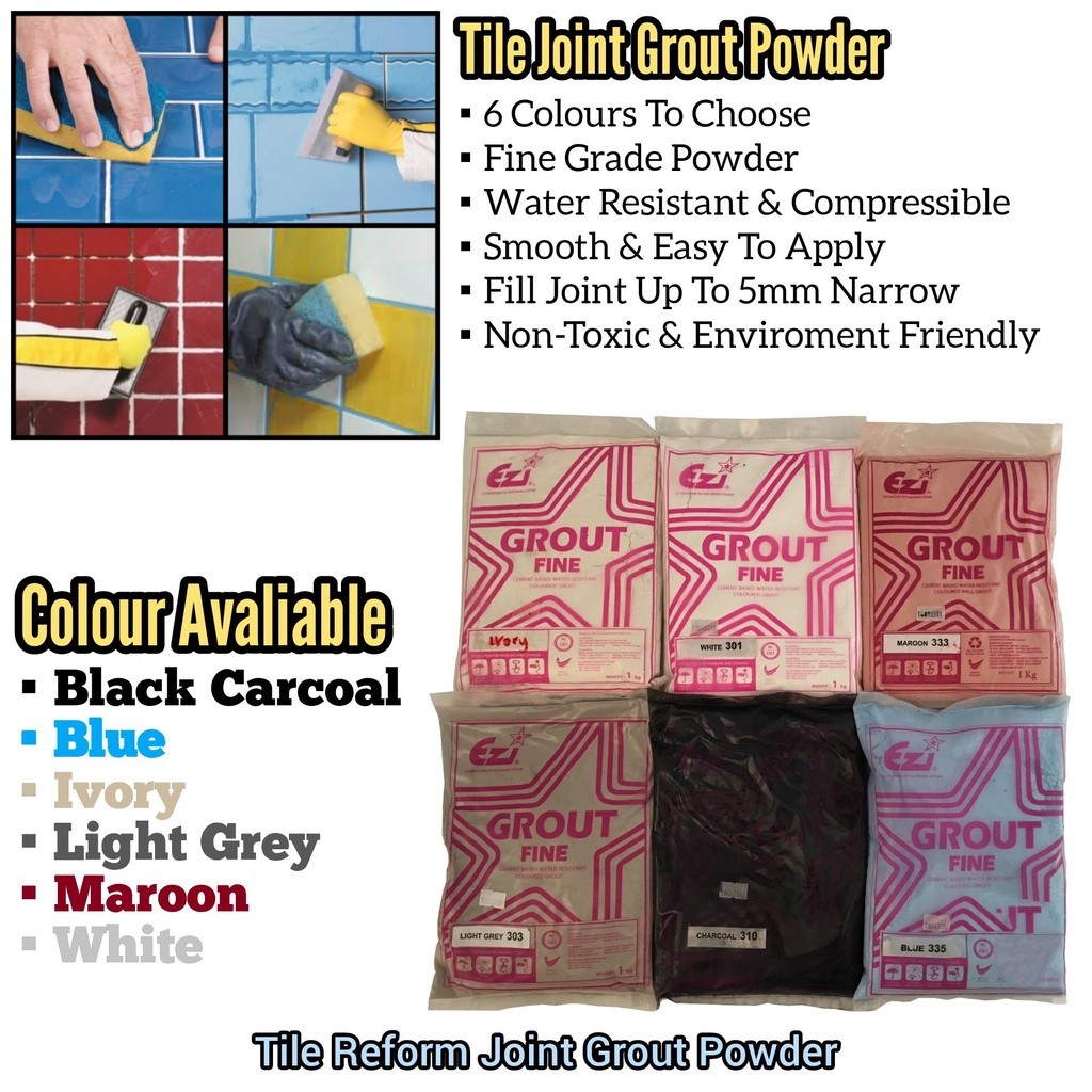 Mosaic Floor Tile Reform Joint Grout Powder,Water Resistant ...