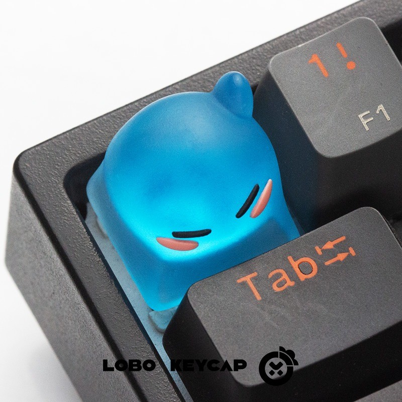 Rimuru Keycap Cute Cartoon MX Switch Mechanical Keyboard Handmade Resin ...