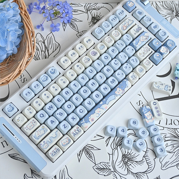 keycaps keycaps custom Fire Monster Mechanical Keyboard Keycap Girl ...