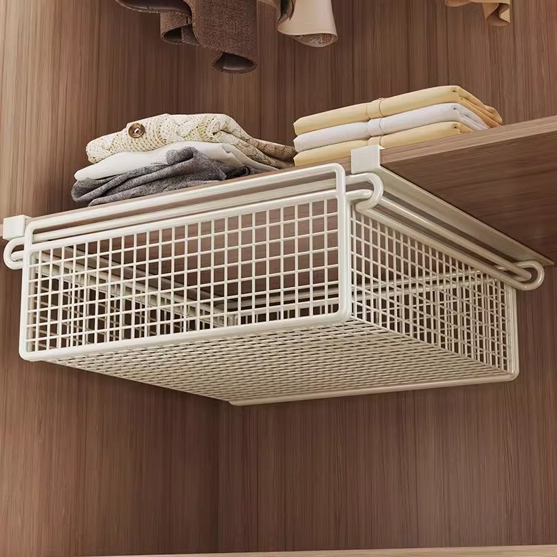 Wardrobe Partition Shelf Layered Rack Clothing Partition Storage Rack ...
